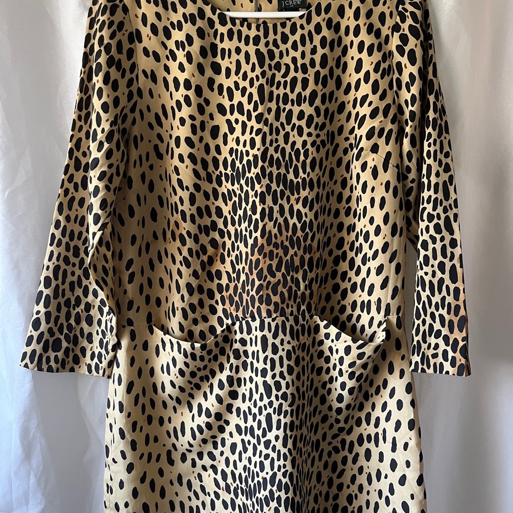 J. Crew cheetah print Dress